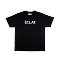Black Éclat Flocked Tee